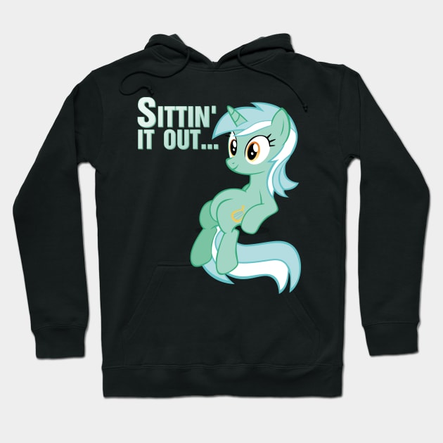 Sittin' it out Hoodie by Stinkehund